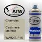 Preview: Chevrolet, Cashmere Metallic, WA929L / 15: 400ml Sprühdose, von ATW Autoteile West.